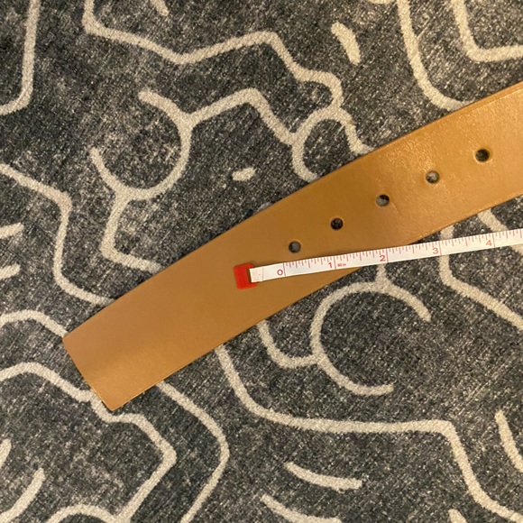 Jill Sander brown classy belt curved shape - Picture 13 of 13